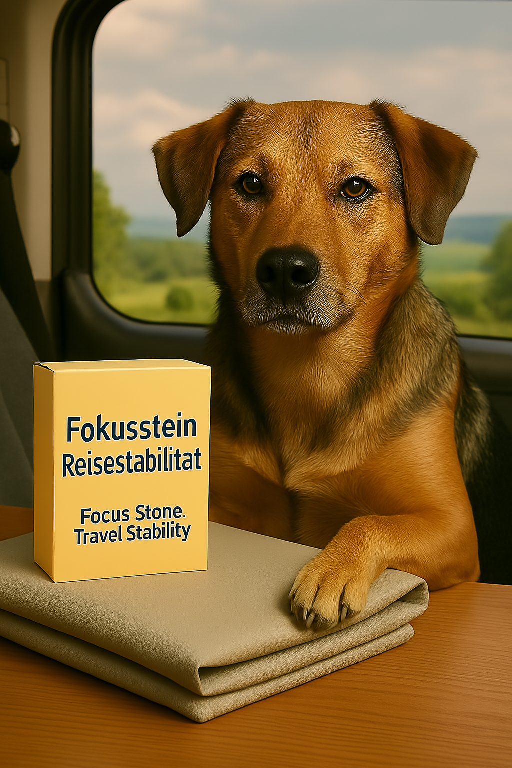 Fokusstein „Reisestabilität“ – Für entspannte Abenteuer mit deinem Hund