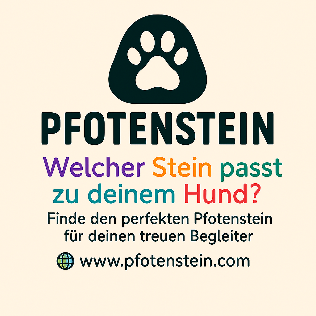 Fokusstein "Vertrau dir" – Mutstein für Hunde
